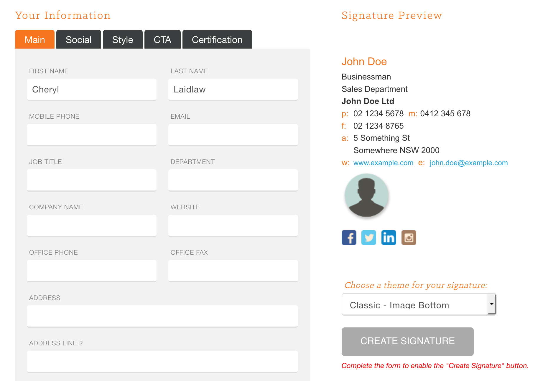 How to Create A Professional Email Signature Email signature generator